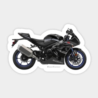 Suzuki GSX-R1000 18 black/blue, s Sticker